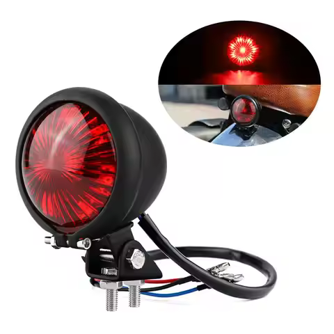 A79F-LED Rear Tail Light Brake Stop Lamp Moto LED For Bobber Chopper Cafe