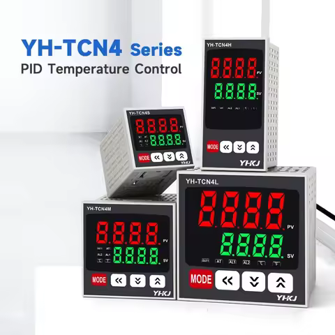 TCN4 Dual Output SSR Relay PID Temperature Controller Digital Display Adjustment High Precision 100-