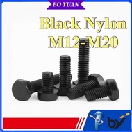 Black Nylon Allen Screw Plastic Screw Insulated Hex Head Screw Plastic Bolt Screw M12/M14/M16/M18/M2