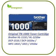 Evergreen Brother Original TN-1000 Toner Cartridge HL-1110/ HL-1210W/DCP-1510/DCP-1610W/MFC-1910W