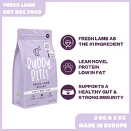 [New & Improved] Buddy Bites - Adult Dry Dog Food - Lamb (European Kibble Made With Grass Fed Lamb)