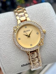 BONIA Date Jam Tangan Wanita Stainless Steel Rosegold Ladies Luxury Women Watches with Paper Complet
