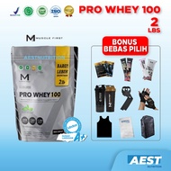 Muscle First Pro Whey 100 2 lbs 900 grams Whey Protein Supplement Fitness Milk