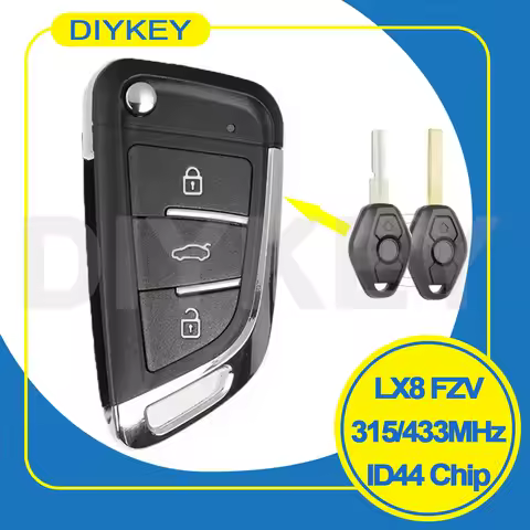 DIYKEY Modified LX8 FZV EWS System For BMW E36 E38 E39 E46 E53 E60 E61 E81 X3 X5 Z3 Z4 Remote Key Fo