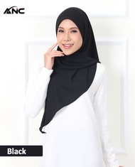 Tudung Bawal Moacrepe Bawal Ironless Bawal Plain Women Hijab