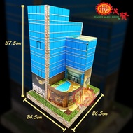 YMS 精美商店大楼 清明大厦 (无需粘贴) 纸屋子 清明节祭品 拜祖先 扫墓用品 清明纸扎品 Qing Ming Product Paper Ching Ming Shopping Mall