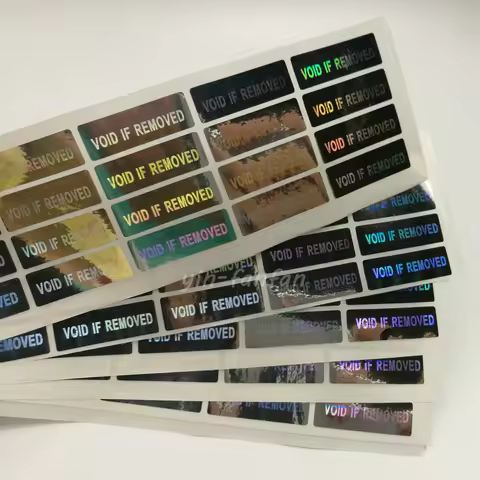 300pcs Hologram VOID IF REMOVED Security Tamper proof Evident Stickers Size 30x10mm