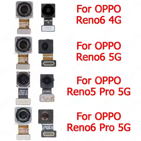 Selfie Rear Camera Module For OPPO Reno5 Reno6 Reno 5 6 Pro 5G Back View Big Front Facing Backside C