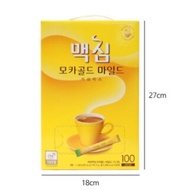 กาแฟเกาหลี maxim mocha gold mild white gold (100t 1box)กาแฟสุดฮิต อร่อย หอม กลมกล่อมจากเกาหลี ของแท้