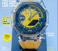 HUBSTORE CASIO G-Shock GSHOCK卡西歐八角行針 皇家橡樹 農家橡樹 Casioak GA2100 GA-2100 GA-2100-7 GA-2100-7A 黃黑色 200米防