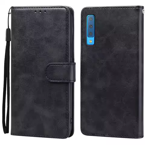 For Samsung Galaxy A7 2018 Case Flip Wallet Leather Phone Case For Samsung A7 2018 Galaxy A750 SM-A7