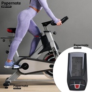 PAPERNOTE Spin Bike Counter, Plastic Black Exercise Bike Monitor, Multi-function Digital Dashboard F