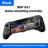 D11 Wireless Mobile Game Controller Hall Effect Joystick Type-C Adjustable Phone Clip Compatible iPh