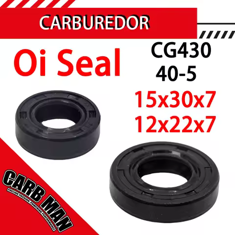 15x30x7 15*30*7 12x22x7 12*22*7 Crankshaft Oil Seal Set For 40-5 CG430 Trimmer Brush Cutter Engine