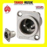 XLR MALE SOCKET AMPHENOL AC3MMDZ 100% ORIGINAL (1 PCS) XLR MALE SOCKET AMPHENOL / Amphenol AC3MMDZ X