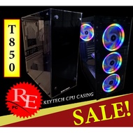 ♞,♘Keytech 850 Tempered Glass Gaming Desktop pc case Same Day Delivery