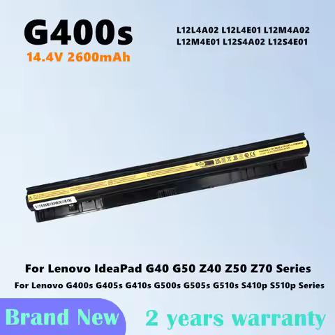 L12S4A02 L12S4E01 121500171 Laptop Battery for Lenovo IdeaPad G400s G405s G410s G500s G505s G510s S4