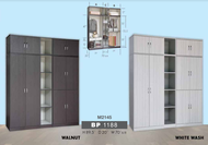 M1188 L7 X H6 Feet Swing Door Wardrobe / Wardrobe with Large hanging space / Almari Baju / Almari B