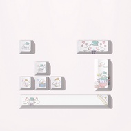 7 Keys Cinnamoroll MOD Keycap Set PBT Dye-Sub Cherry Profile Mechanical Keyboard DIY Keycap