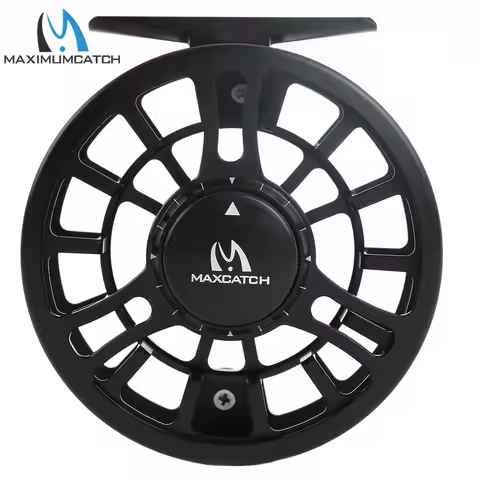 Maximumcatch TORO Aluminium Fly Reel - Machined Large Arbor with Micro Adjust Drag - 3/4/5/6/7/8WT F