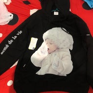 (ADLV) baby face hoodie black snow ORIGINAL second