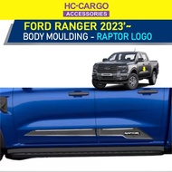Hc Cargo Ford Ranger T9 2023 Raptor Side Door Panel Cover Cladding Moulding Garnish Lip Skirt Spoile