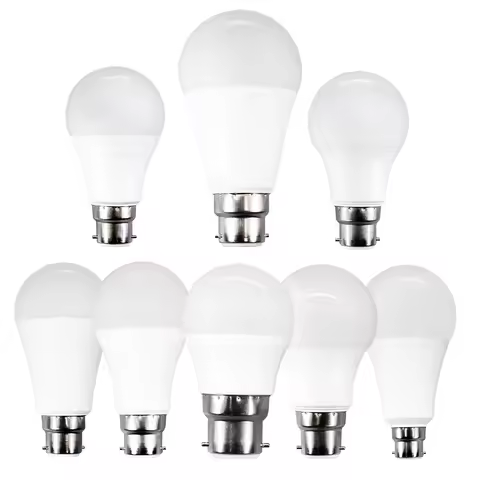 8PCS Hight Brightness B22 LED Lamp AC220V 230V 3W 8W 9W 10W 12W 15W 18W 24W 3/4/6000K Daylight No Fl
