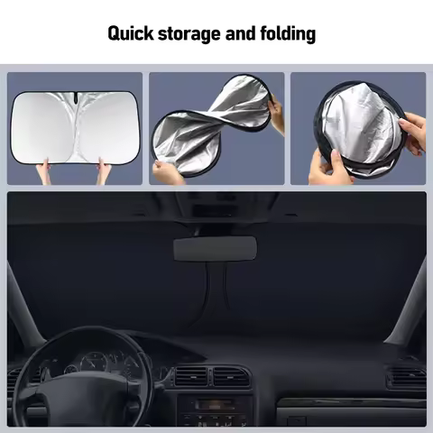 Car Front Windshield Visor Sunshade Sun-blinds Adapted For SUV MPV Hatchback Notchback Auto Interior