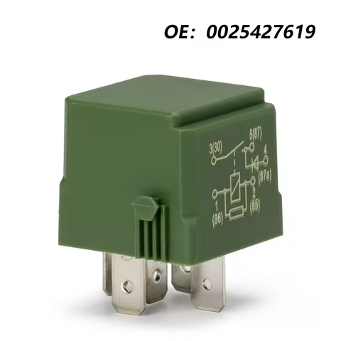 Air Suspension Compressor Relay 5-Prong For Mercedes C216 W164 W251 W221 06-14 C CLS E GLK S 0025422