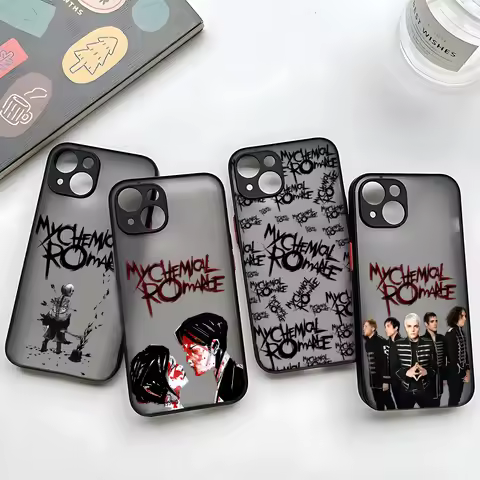 My Chemical Romance Phone Case For iPhone 16 15 14 13 12 11 Mini Pro Max X XR XSMax 7 8 Plus Matte T
