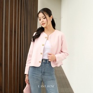 [EastRose] Sage Tweed Blazer | Women's Blazer | Korean Top Blazer | Women's Tweed Tops | Tweed Blaze