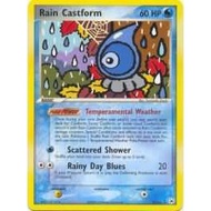 Pokemon rain castform trading card rare