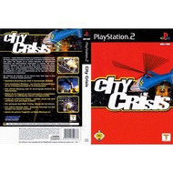 （PS2 Games CD DVD）PS2 City Crisis , CD game Playstation 2