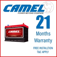 Camel Premium Plus NS40ZL 60B19L 21Months Warranty Free Installation T&C Apply