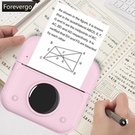 FOREVERGO Mini Portable Bluetooth Thermal Printer Student Label Picture Pocket Sticker Printer G8K2