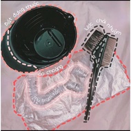 Hair DYE TOOLS Includes 5 Comb + Cloak + Hood + Dye Bowl + Gloves Piece