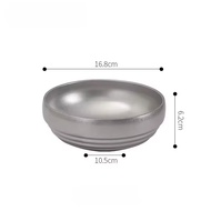 Retro Stainless Steel Double Wall Bowl Heat Resistance Cold Noodle Soup Instant Noodles Rice Bowl Re