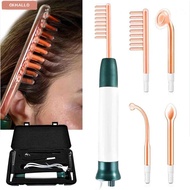 OKHALLO Vortex Hair Growth Wand, 4 Settings Nourishes Hair Roots Vortex Comb Bundle,  High Frequency
