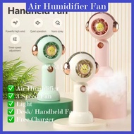 Portable Rechageable Mini Handheld Fan Hand Fan Kipas Strong Wind Cool Light Weight