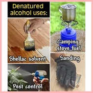 ◙ ◊ ℔ ⊜ PUREE DENATURED ALCOHOL 1 GALLON (4 LITERS) PANLINIS PANGINIT NG ULAM, PANG DENTAL AT MEDIC