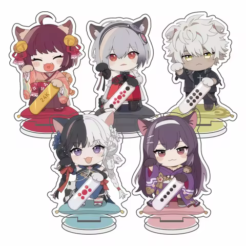 Mahjong Soul verness Stand Model Cosplay Characters Ornament Accessories Collection Goods Gifts 9CM 