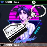3D Car Accessories Car KeyChain Metal Motorcycle Key Chain for TOYOTA AE86 Initial D Drift Model Key