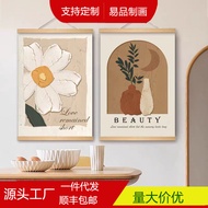 Hanging Paintings Milk Style Living Room B & B Customs Small Fresh Paintings Solid Wood Hanging Scro