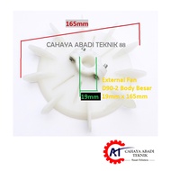 TECO D90-2 DYNAMO FAN AS 19MM LARGE BODY - COOLING FAN - EXTERNAL FAN D 90 CLAMP MODEL