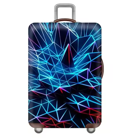 Cyber Style Luggage Cover Suitcase Cover Stretch Luggage Protector Baggage Dust Case Covers Suitable