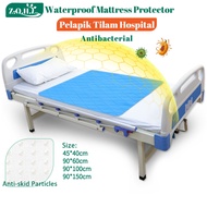 Zhenqinghuli Waterproof Mattress Protector Pelapik Tilam Hospital Washable Underpad Antibacterial Ur