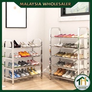 🇲🇾NEW🇲🇾 Stainless Steel Shoes Rack/Flower Rack/ Indoor Outdoor Rack / Rak Kasut / Shoe Cabinet Rack Shelf Rak Besi