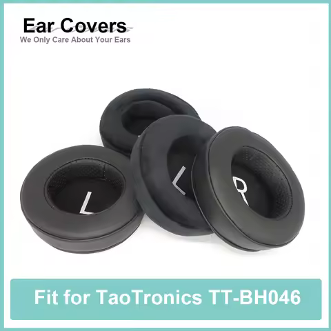 Earpads For TaoTronics TT-BH046 Headphone Earcushions Protein Velour Pads Memory Foam Ear Pads