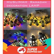 Muslimah eid Ramadan lampu LED Light birthday decor lamp Hari Raya lighting ledlight deco decoration Lampe festive DIY C  Lebaran Lampu LED RAYA 2021