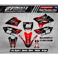 DECAL YZ 85 NEW FULL BODY - STICKER YZ DECAL GTX STICKER RBT 4
